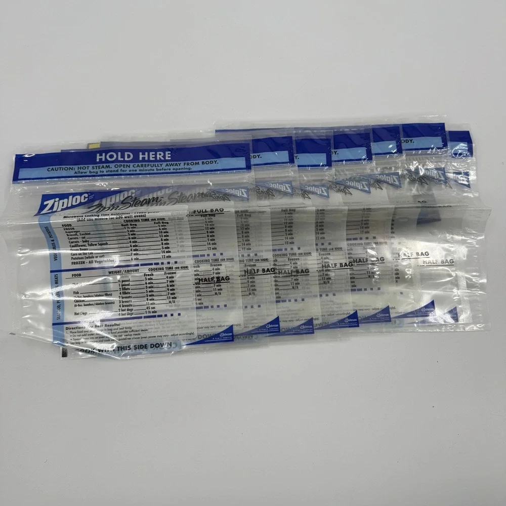 Ziploc zip steam